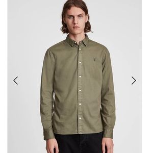 ♥️ ALL SAINTS MENS SHIRT SIZE LARGE PERFECT CONDITION
